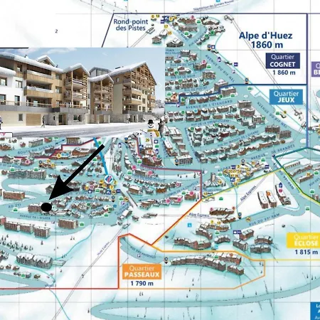 2 Pieces Avec Parking Dans De Standing A L'alpe D'huez - Fr-1-645-56 * Huez